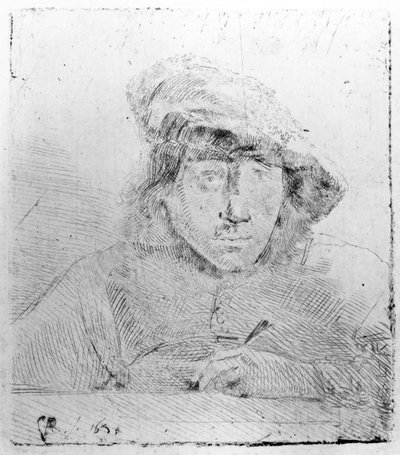 Self Portrait by Constantin Daniel van Renesse